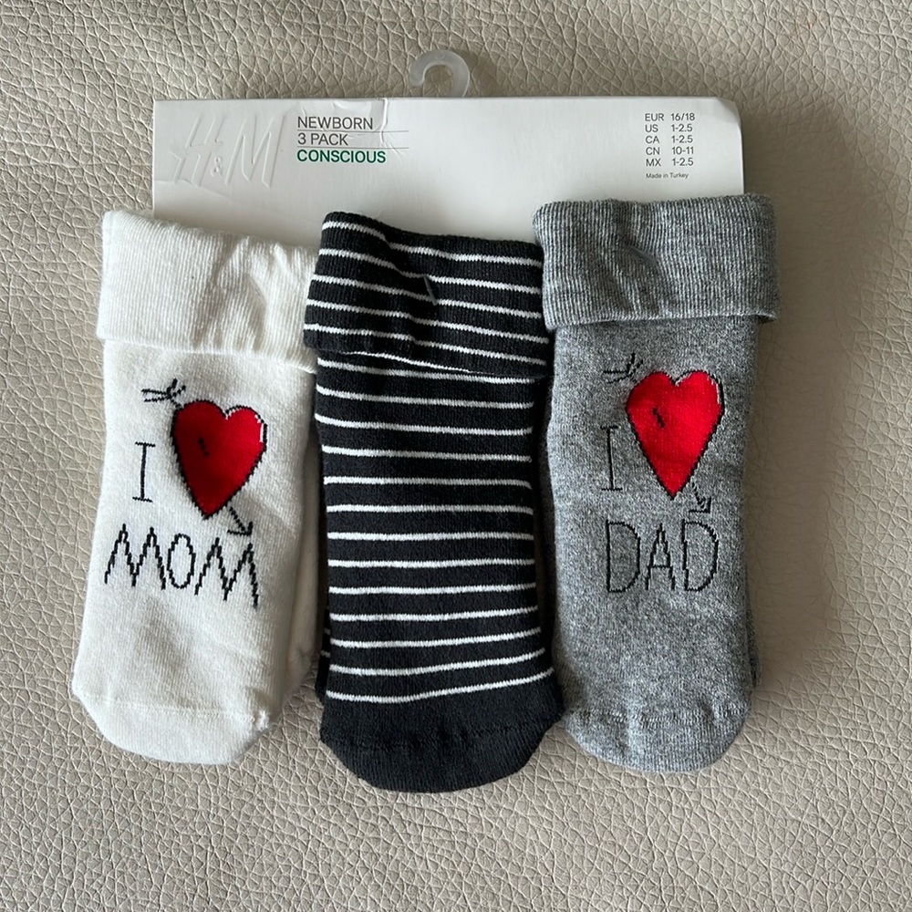 Newborn baby socks